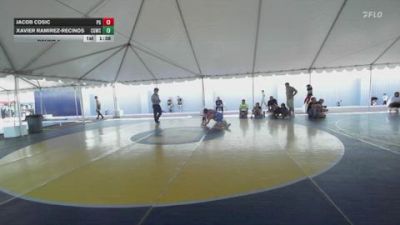 132 lbs Round 5 - Xavier Ramirez-Recinos, Cal Grapplers Wrestling Club vs Jacob Cosic, Peterson Grapplers