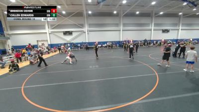 126 lbs Cons. Round 10 - Cullen Edwards, Unattached vs Brendon Oehme, Unattached