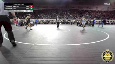 B4A-165 lbs Cons. Semi - Charlie Shafer, Cache vs Jaden Allen, Broken Bow