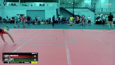 120 lbs Round 3 (6 Team) - Joey Frey, PA Alliance vs Cody Mirarchi, TNWC