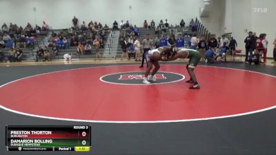 190 lbs Round 3 - Preston Thorton, Burlington vs Damarion Bolling, Dubuque Hempstead