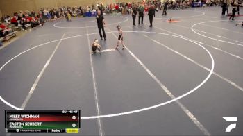 45-47 lbs Semifinal - Miles Wichman, Minnesota vs Easton Seubert, Minnesota