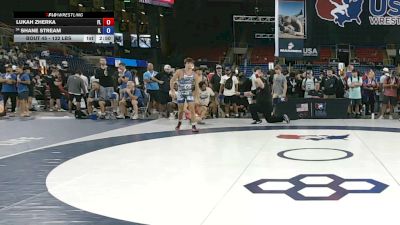 132 lbs Champ. Rd Of 256 - Lukah Zherka, Florida vs Shane Stream, Illinois