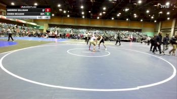 132 lbs Consi Of 16 #1 - Andrew Gilligan, Dos Pueblos vs Owen McLean, Deer Park