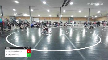 56 lbs Semifinal - Morghan Mehlenbacher, Atlanta vs Nathyn Chapman, Bernhards Bay