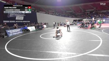 4A Boys 113 lbs Champ. Round 1 - Alejandro Vargas, Crook County Boys vs Mark Trillanes, Scappoose Boys