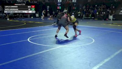 155 lbs Consi Of 16 #1 - Layla Lorenzo, Mater Dei (SS) vs Kate Luzuriaga, Del Oro (SJ)
