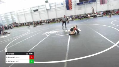 83 lbs Quarterfinal - Brighton Crandell, Mogollon vs Caleb OConnor, Aniciete TC