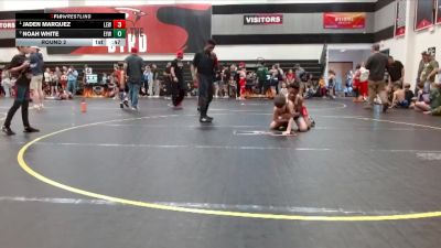 90 lbs Round 2 - Jaden Marquez, LA Elite Wrestling vs Noah White, Eastside Youth Wrestling