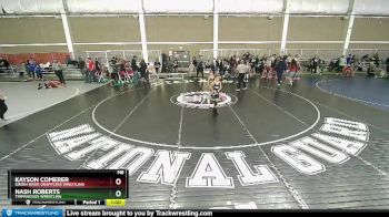 63 lbs Champ. Round 2 - Kayson Comerer, Green River Grapplers Wrestling vs Nash Roberts, Timpanogos Wrestling