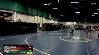 120 lbs Round 3 - Addison Vindigni, Cleveland vs Naziya Hassan, Lumberton