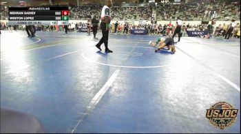 84 lbs Consi Of 16 #2 - Mehran Sadiev, Gracie Barra Westchase vs Weston Lopez, Derby Wrestling Club