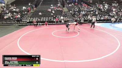 141 lbs Cons. Round 5 - Mason Redd, Logan High School vs Will Sattree, Riverton High School