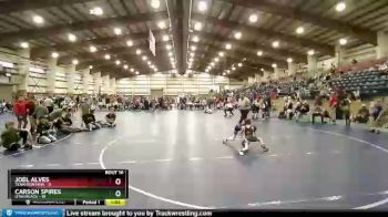 59 lbs Quarters & Wb (16 Team) - Carson Spires, Utah Black vs Joel Alves, Team Montana