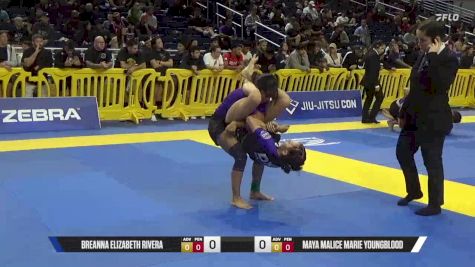 Maya Malice Marie Youngblood vs Breanna Elizabeth Rivera 2025 Pan IBJJF Jiu-Jitsu No-Gi Championship