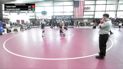 135 lbs Semifinal - Sloan McCourt, Carbon vs Lexie Finuf, Grantsville