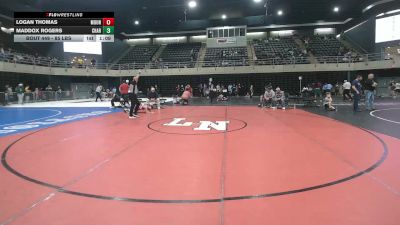 85 lbs Semifinal - Logan Thomas, Mount Laurel Township vs Maddox Rogers, Charlottesville