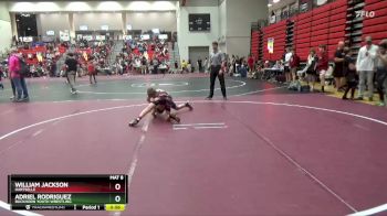 95 lbs Cons. Semi - Adriel Rodriguez, Buckhorn Youth Wrestling vs William Jackson, Hartselle