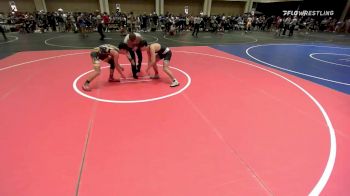 132 lbs Consi Of 32 #1 - Jaden Bennett, Lovejoy vs Nicoli Frazier, Carter Wrestling Academy