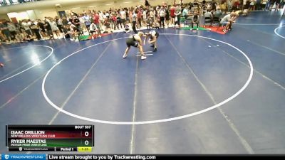 150 lbs Quarterfinal - Ryker Maestas, Payson Pride Wrestling vs Isaac Orillion, New Orleans Wrestling Club