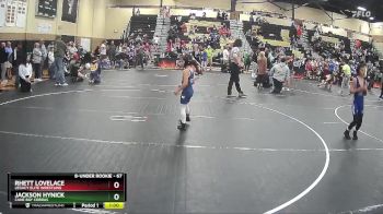 67 lbs Round 4 - Jackson Hynick, Cane Bay Cobras vs Rhett Lovelace, Legacy Elite Wrestling