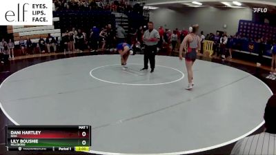 110 lbs. Champ. Round 2 - Lily Boushie, Hillsboro vs Dani Hartley, Nixa