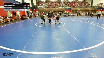 98 lbs Semifinal - Josh Back, Verdigris vs Zander Emond, Edison Eagles Jr. High