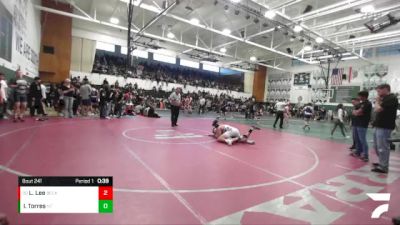 150 lbs Cons. Round 1 - Logan Lee, Beckman vs Ivan Torres, North Torrance