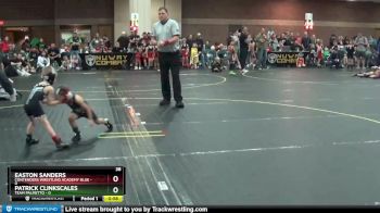 38 lbs Finals (8 Team) - Easton Sanders, Contenders Wrestling Academy Blue vs Patrick Clinkscales, Team Palmetto
