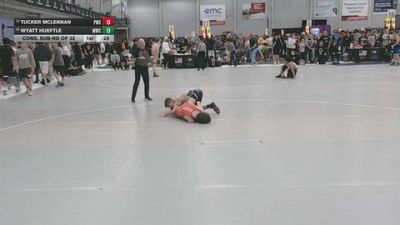 120 lbs Cons. Sub-rd Of 32 - Tucker McLennan, Pinnacle Wrestling School vs Wyatt Hueftle, MWC