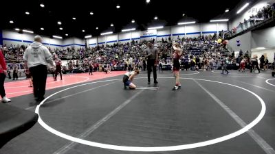 85 lbs Consi Of 4 - Parker Oliver, Weatherford Youth Wrestling vs Gentry Pickett, Noble Takedown Club