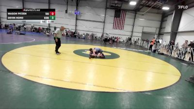 120 lbs Round 3 (12:30pm Saturday) - Mason Pitzen, Team Ohio vs Devin Hord, NCWAY National Team
