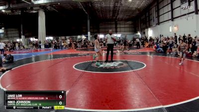 75 lbs Semifinals (4 Team) - Niko Johnson, CAPITAL CITY WRESTLING CLUB vs Jake Lor, BELIEVE TO ACHIEVE WRESTLING CLUB