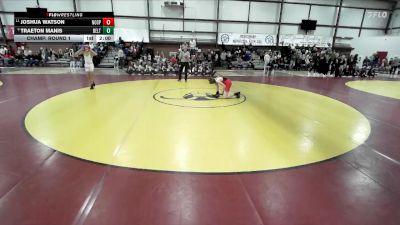 106 lbs Champ. Round 1 - Joshua Watson, North Sanpete vs Traeton Manis, Delta