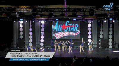 Lake Country Dance Studio - Teen Select All Stars Lyrical [2025 Junior - Prep - Contemporary/Lyrical Day 2] 2025 ASCS Dance Grand Nationals & Cheer Showdown