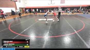 145 lbs Cons. Round 4 - Trevor Hinz, AMERY (WI) vs Juron Whiting, Plainfield (SOUTH)