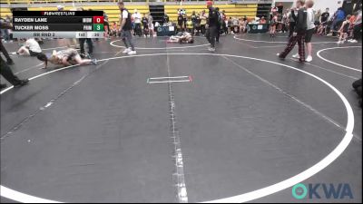 90 lbs Rr Rnd 2 - Rayden Lane, Midwest City Bombers Youth Wrestling Club vs Tucker Moss, Prime Wrestling