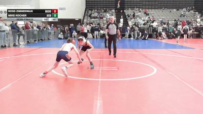 76-J2 lbs Semifinal - Ross Zimmerman, Mat Assassins vs Mike Kocher, All I See Is Gold Academy