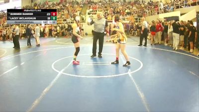 124 lbs Quarterfinal - Summer Banker, Athena vs Lacey Mclaughlin, Big Walnut