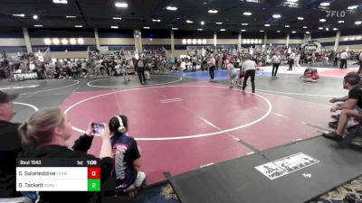 101 lbs Quarterfinal - Sienna Ocean Salaheddine, Team Thunder vs Delaney Tackett, Pursuit