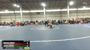 58 lbs Quarterfinal - Jaxen Carrick, Hawk Wrestling Club vs Indiana Dorris, Kuna Klub Wrestling