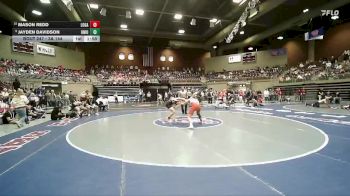 3A 144 lbs Cons. Round 2 - Mason Redd, Logan vs Jayden Davidson, Union