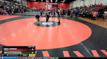 195 lbs Champ. Round 1 - Brian Petrancosta, Carol Stream (GLENBARD NORTH) vs Matt Carreno, DAKOTA
