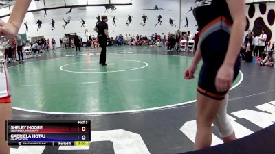 103 lbs Cons. Round 2 - Gabriela Hotaj, Unattached vs Shelby Moore, Lourdes University