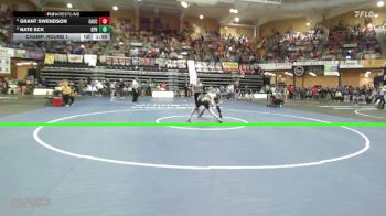 106 lbs Champ. Round 1 - Grant Swendson, Effingham-Atchison Co Community HS vs Nate Eck, Garden Plain HS
