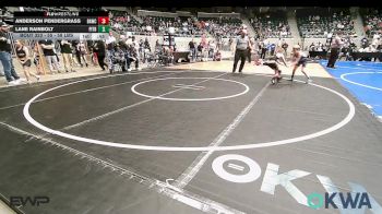 55 - 58 lbs Rr Rnd 2 - Anderson Pendergrass, Broken Arrow Wrestling Club vs Lane Rainbolt, Pitbull Wrestling Academy