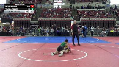 77 lbs Cons. Round 3 - Tydell Behles, Colstrip Wrestling Club vs Isaac Haddix, Thermopolis Wrestling Club
