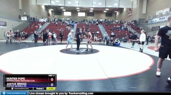 120 lbs Round 1 - Hunter Pope, Bonners Ferry Wrestling Club vs Justus Briggs, Fighting Squirrels WC