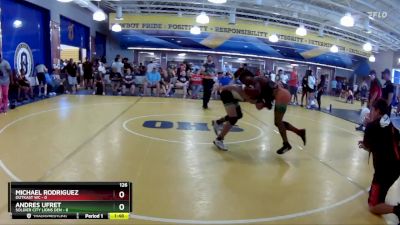 126 lbs Semis & Wb (16 Team) - Michael Rodriguez, OutKast WC vs Andres Ufret, Soldier City Lions Den