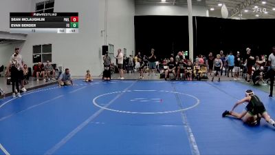 72 lbs Round 2 (6 Team) - Sean McLaughlin, PA East Lightning vs Evan Bender, Full Circle